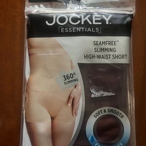 Jockey Essentials Seamfree HighWaisted Thigh Slimmer - XL (44-46” hips), brown
